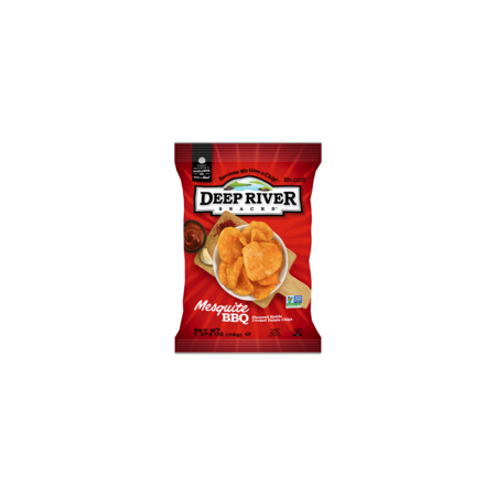 DEEP RIVER SNACKS Kettle Potato Chip Mesquite BBQ 1.375 oz., PK48 10018
